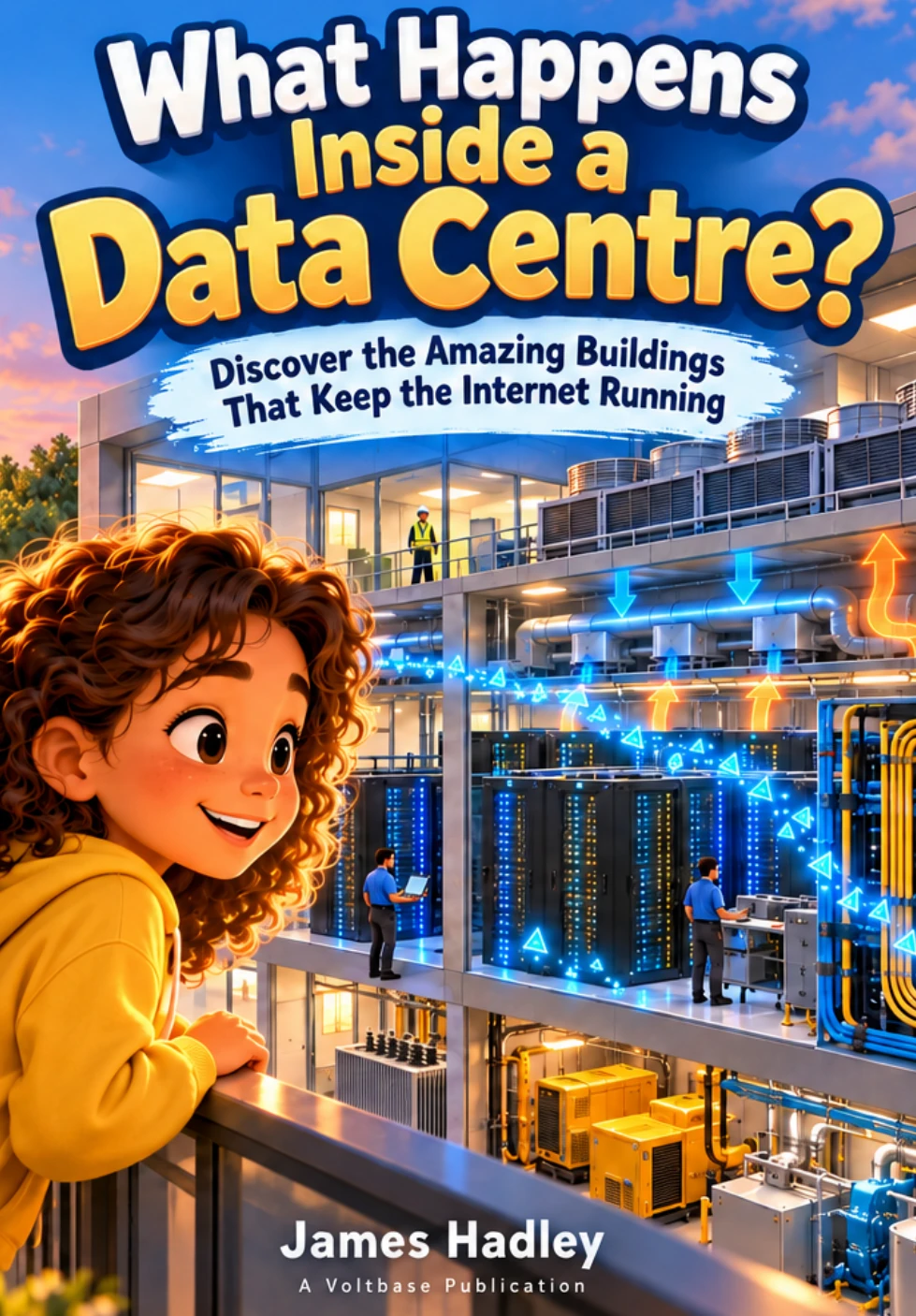 What Happens Inside a Data Centre? — official illustrated front cover